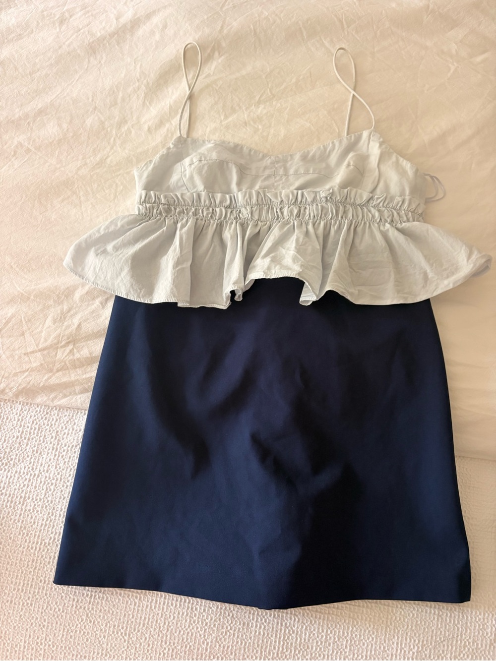 Zara Navy Mini romper skort- Deep Navy